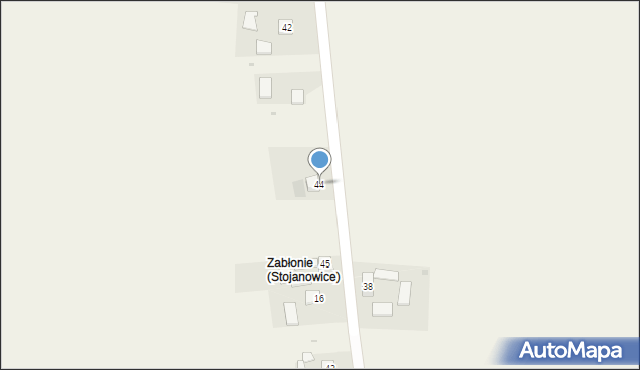 Stojanowice, Stojanowice, 44, mapa Stojanowice