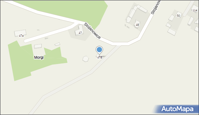 Stojanowice, Stojanowice, 47B, mapa Stojanowice