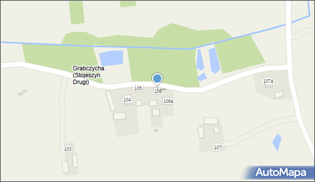 Stojeszyn Drugi, Stojeszyn Drugi, 106, mapa Stojeszyn Drugi