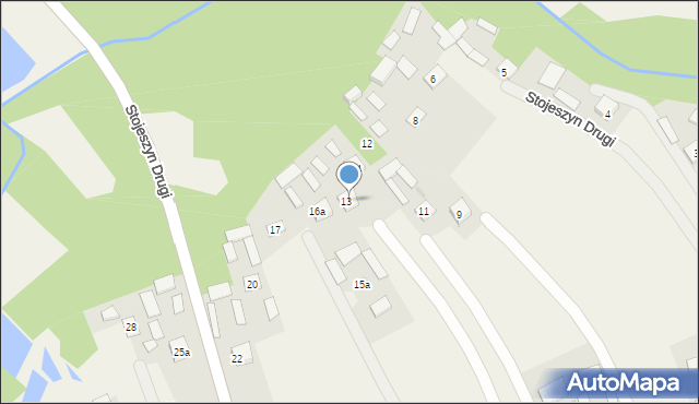 Stojeszyn Drugi, Stojeszyn Drugi, 15, mapa Stojeszyn Drugi