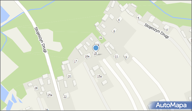 Stojeszyn Drugi, Stojeszyn Drugi, 16, mapa Stojeszyn Drugi