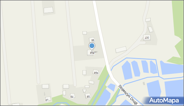 Stojeszyn Drugi, Stojeszyn Drugi, 85a, mapa Stojeszyn Drugi