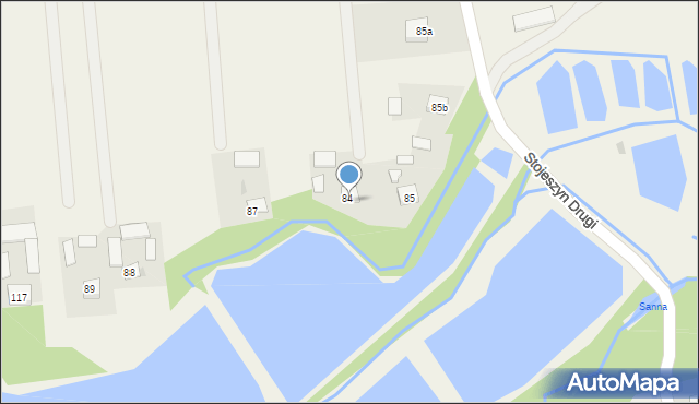 Stojeszyn Drugi, Stojeszyn Drugi, 86b, mapa Stojeszyn Drugi