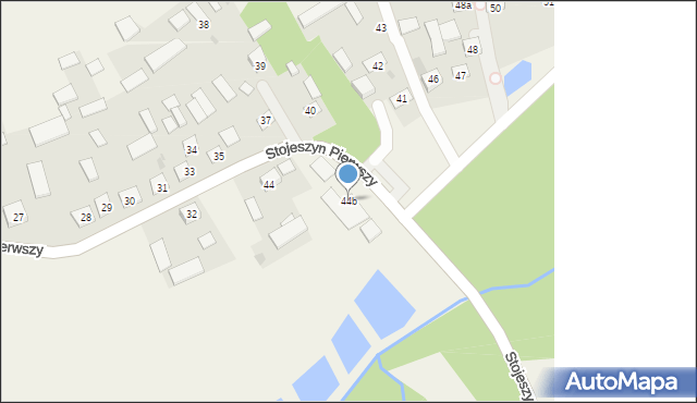 Stojeszyn Pierwszy, Stojeszyn Pierwszy, 44b, mapa Stojeszyn Pierwszy