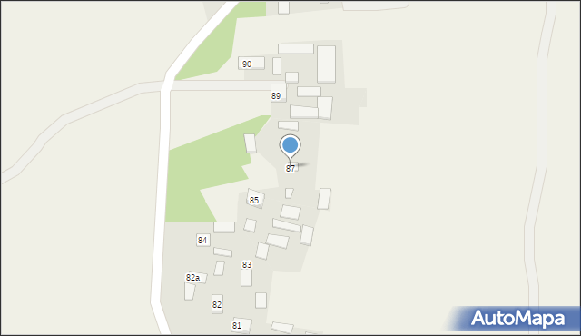 Stojeszyn Pierwszy, Stojeszyn Pierwszy, 87, mapa Stojeszyn Pierwszy