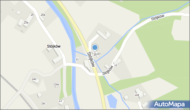 Stójków, Stójków, 10, mapa Stójków