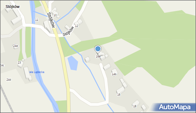Stójków, Stójków, 14a, mapa Stójków