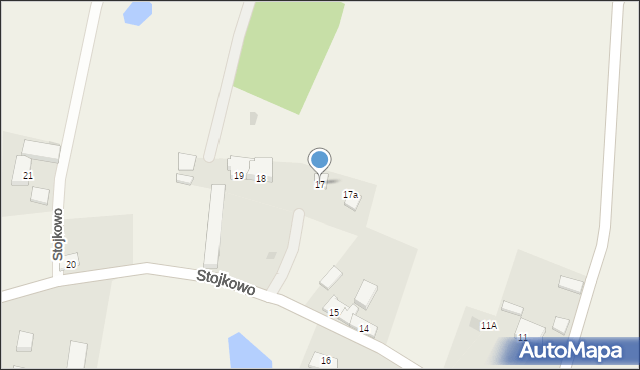 Stojkowo, Stojkowo, 17, mapa Stojkowo