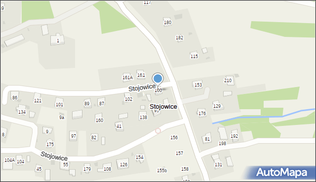 Stojowice, Stojowice, 100, mapa Stojowice