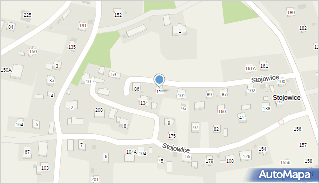 Stojowice, Stojowice, 121, mapa Stojowice