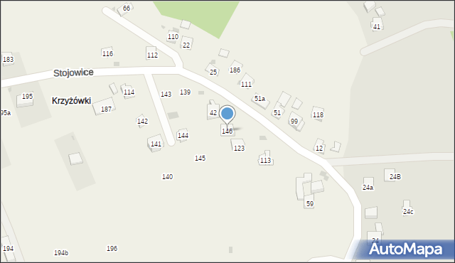 Stojowice, Stojowice, 146, mapa Stojowice