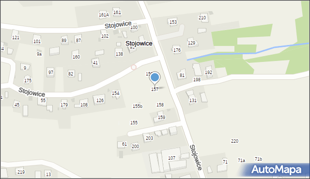 Stojowice, Stojowice, 157, mapa Stojowice