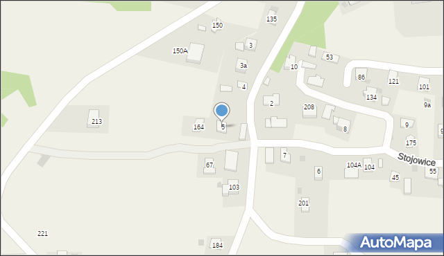 Stojowice, Stojowice, 5, mapa Stojowice
