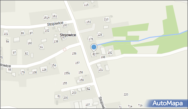 Stojowice, Stojowice, 81, mapa Stojowice