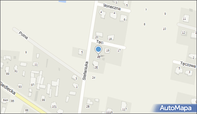 Stok Lacki-Folwark, Stefaniuka Zenona, 4B, mapa Stok Lacki-Folwark