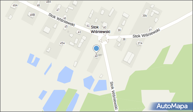 Stok Wiśniewski, Stok Wiśniewski, 42, mapa Stok Wiśniewski