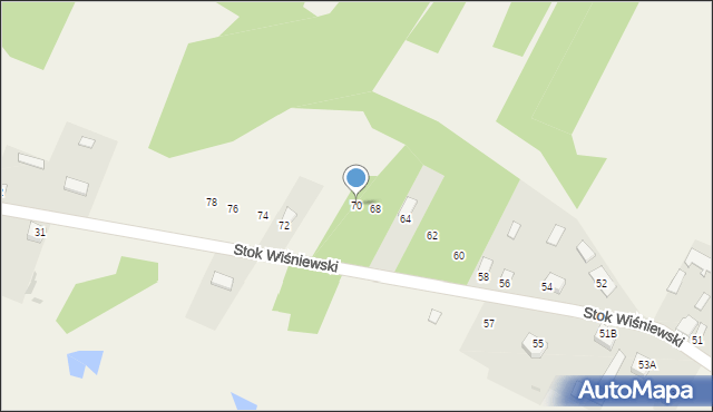 Stok Wiśniewski, Stok Wiśniewski, 70, mapa Stok Wiśniewski
