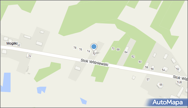 Stok Wiśniewski, Stok Wiśniewski, 72, mapa Stok Wiśniewski