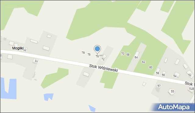 Stok Wiśniewski, Stok Wiśniewski, 74, mapa Stok Wiśniewski