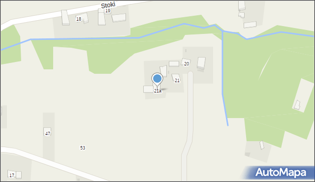 Stoki, Stoki, 21a, mapa Stoki