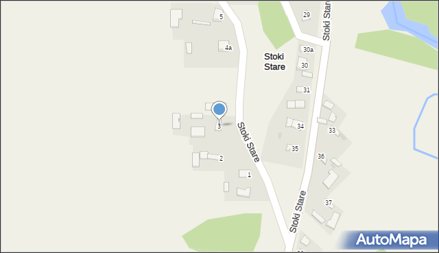 Stoki Stare, Stoki Stare, 3, mapa Stoki Stare