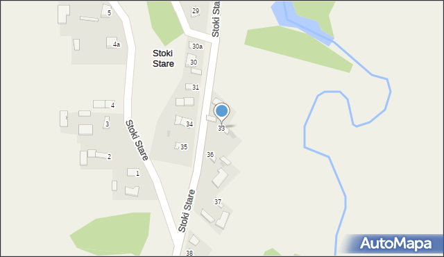 Stoki Stare, Stoki Stare, 33, mapa Stoki Stare