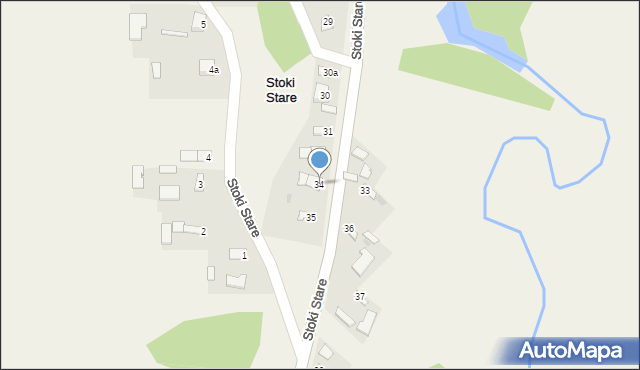 Stoki Stare, Stoki Stare, 34, mapa Stoki Stare