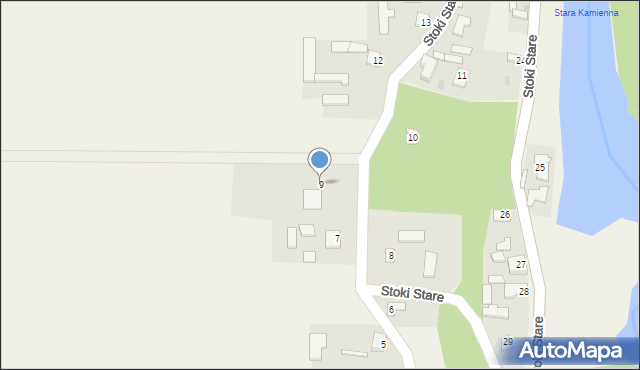 Stoki Stare, Stoki Stare, 9, mapa Stoki Stare