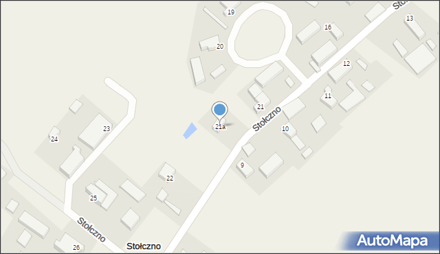 Stołczno, Stołczno, 21a, mapa Stołczno