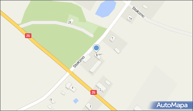 Stołczno, Stołczno, 6, mapa Stołczno
