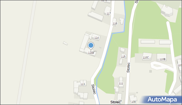 Stolec, Stolec, 114a, mapa Stolec