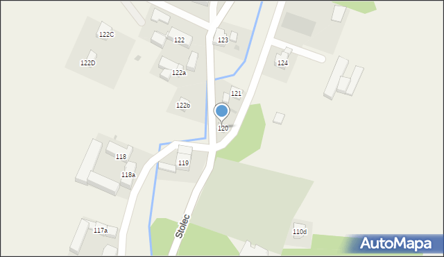 Stolec, Stolec, 120, mapa Stolec