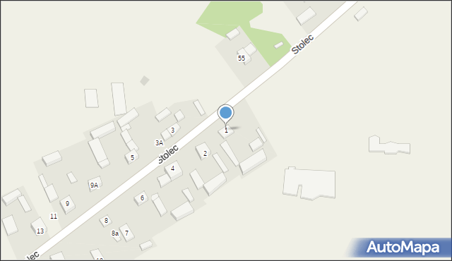 Stolec, Stolec, 1, mapa Stolec