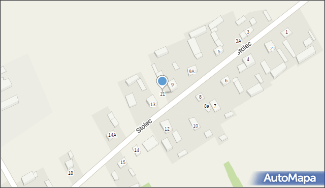 Stolec, Stolec, 11, mapa Stolec