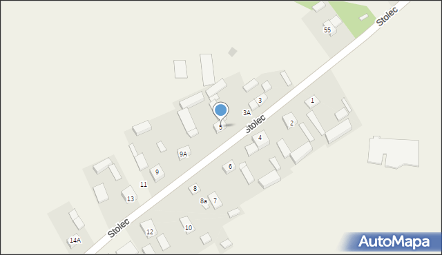 Stolec, Stolec, 5, mapa Stolec