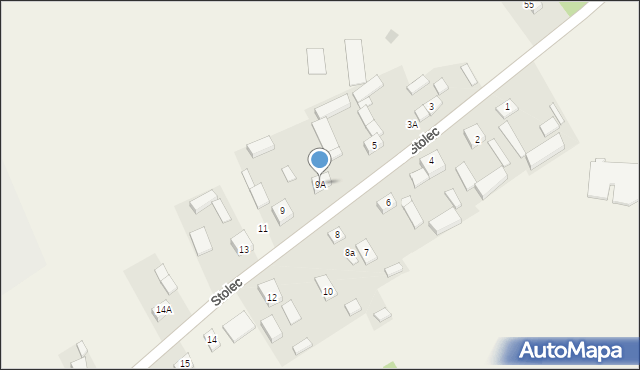 Stolec, Stolec, 9A, mapa Stolec