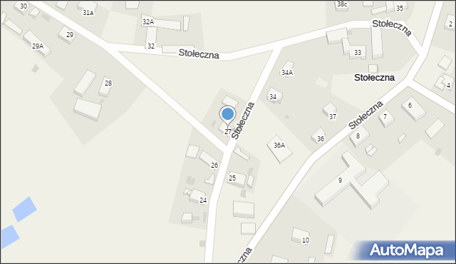 Stołeczna, Stołeczna, 27, mapa Stołeczna