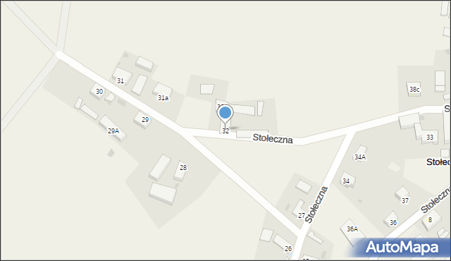 Stołeczna, Stołeczna, 32, mapa Stołeczna