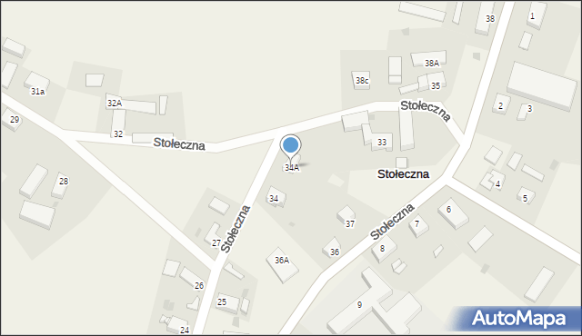 Stołeczna, Stołeczna, 34A, mapa Stołeczna