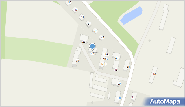 Stołeczna, Stołeczna, 43, mapa Stołeczna