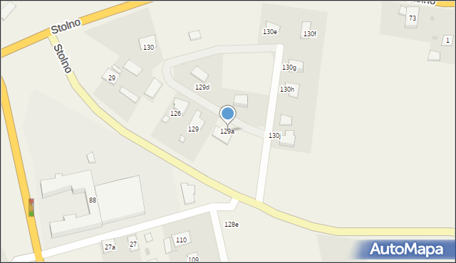 Stolno, Stolno, 129a, mapa Stolno