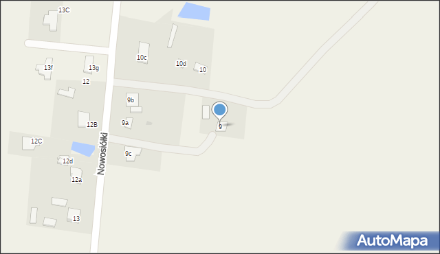 Stołpie, Stołpie, 9, mapa Stołpie