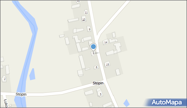 Stopin, Stopin, 7, mapa Stopin