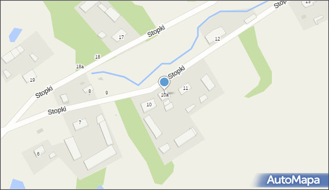 Stopki, Stopki, 10a, mapa Stopki