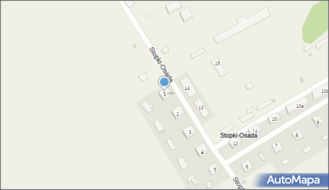 Stopki-Osada, Stopki-Osada, 1, mapa Stopki-Osada
