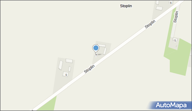 Stoplin, Stoplin, 7, mapa Stoplin