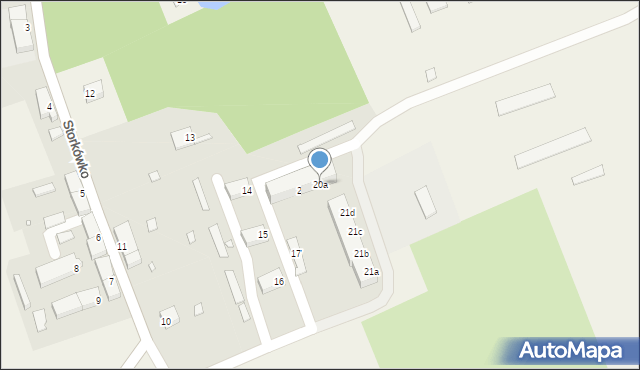Storkówko, Storkówko, 20a, mapa Storkówko