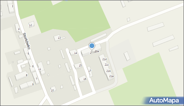 Storkówko, Storkówko, 20b, mapa Storkówko