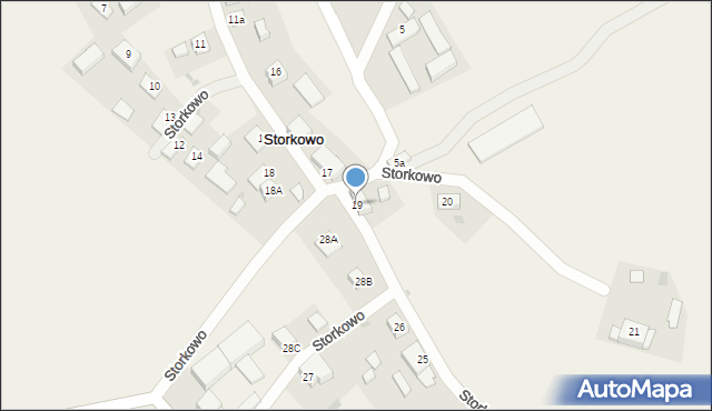Storkowo, Storkowo, 19, mapa Storkowo