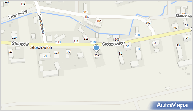 Stoszowice, Stoszowice, 30a, mapa Stoszowice